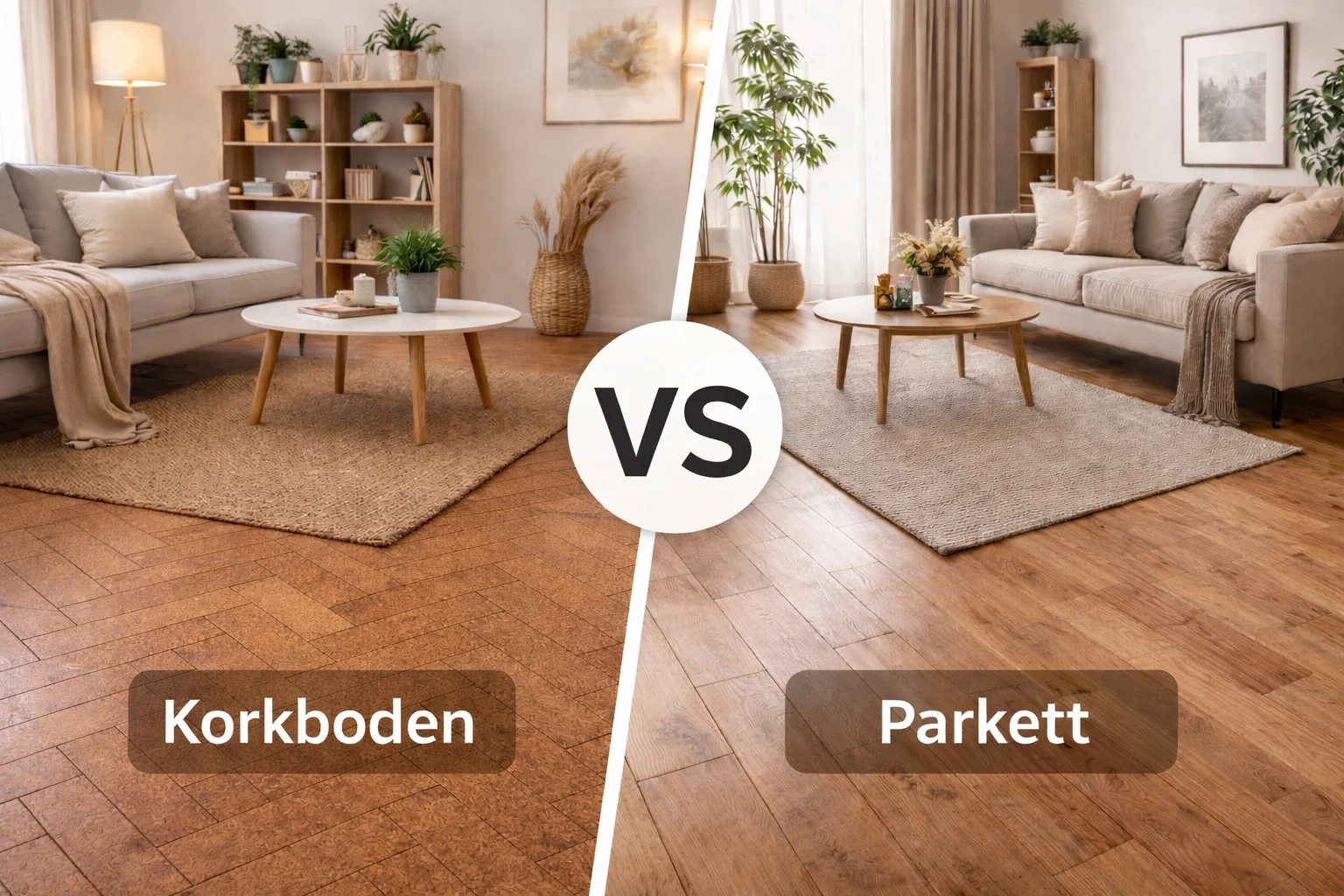 Korkboden oder Parkett – Unterschiede und Entscheidungshilfe